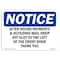 Signmission OSHA Notice, 5" Height, After Hours Payment & Outgoing Mail Sign, 7" X 5", Landscape OS-NS-D-57-L-10069 - alternate 1